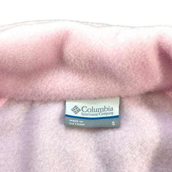 Columbia Limited Edition Susan Kommen Pink Ribbon‎ Soft Zip Fleece Jacket, Small - Picture 3 of 10